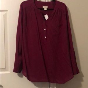 NWT Pink blouse from LOFT